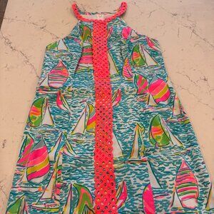 Sailboat Patterned Dress